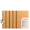 Thickened Kraft Paper B5 Lined Notebook for College and High School Students