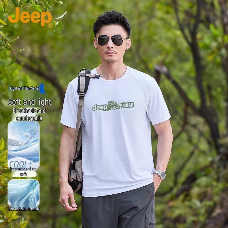 

JEEP Men s Breathable Crewneck T-Shirt XXL
