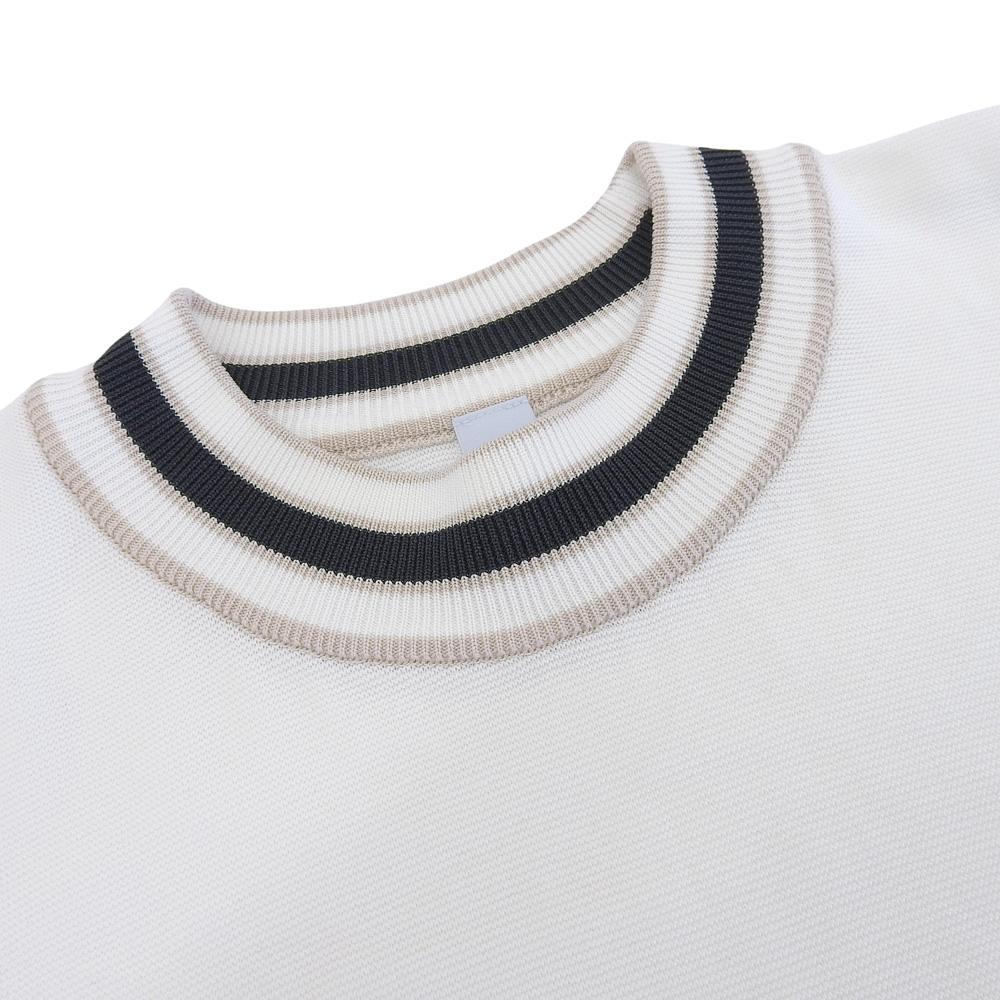 CFCL  Excellent Condition BS GARTER SHORT SLEEVE TEE SHIRT Men's White Size S Tops S whiteUsed