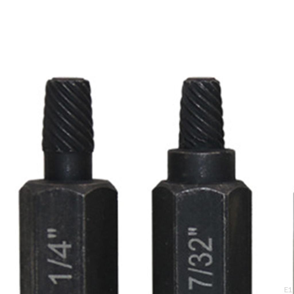 10 Pieces Steel Damaged Screw Extractor Easy Out Demolition Tools Gifts for Men and Women Removing