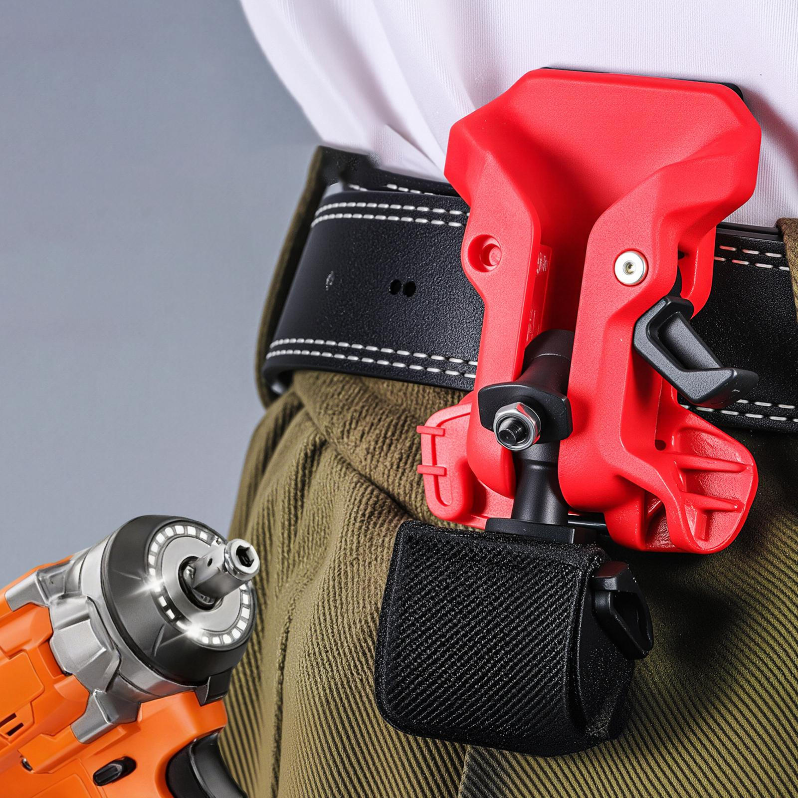 

Затискач для ременя зі швидким звільненням Накладний на пояс Надійне зберігання Дриль Портативні Самофіксуючі Електроінструменти