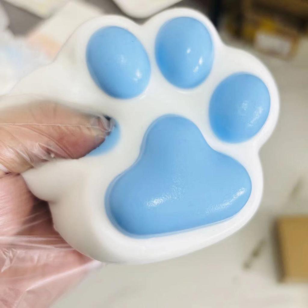 800g Super Big Handmade  Cat's Paw  Super soft Silicone Squishy cat paw mochi stress relief squishy fidget toy