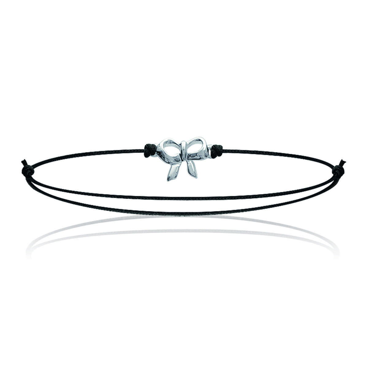 

Les Trésors De Lily [M7276] - Серебряный браслет Romantic Knot черное серебро - 10x8 мм