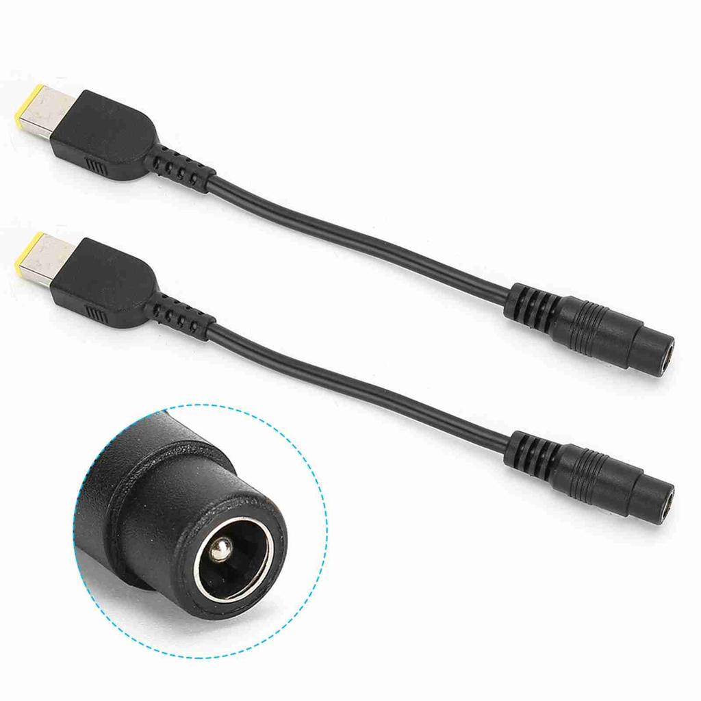Cabo Conversor de Energia 5.5x2.5mm Fêmea para Quadrado com Pino Adequado para Lenovo ThinkPad X1 Carbon YOGA 13