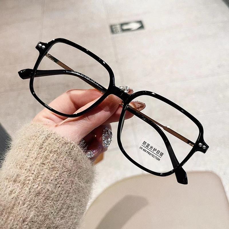 Material Square Shape Men'S Glasses Frame Blue Light Blocking Eye Glasses Frames Women Korean Stylish Eyewear Frames