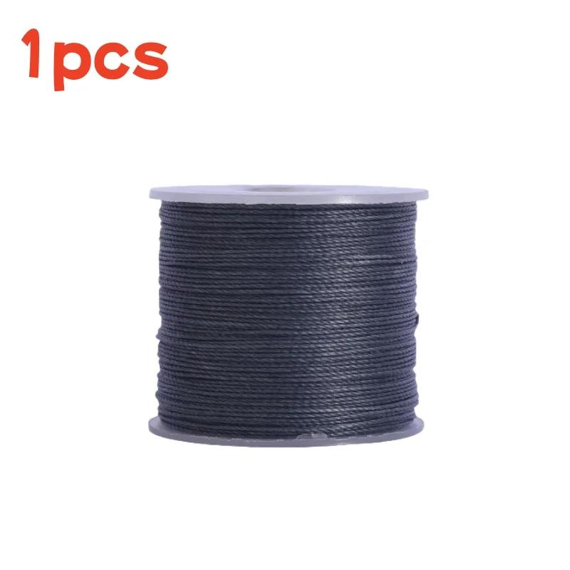 

20M 0.6Mm Thickness Waxed Thread For Leather Waxed Cord For Diy Handicraft Tool Hand Stitching Thread Flat Waxed Sewing Line