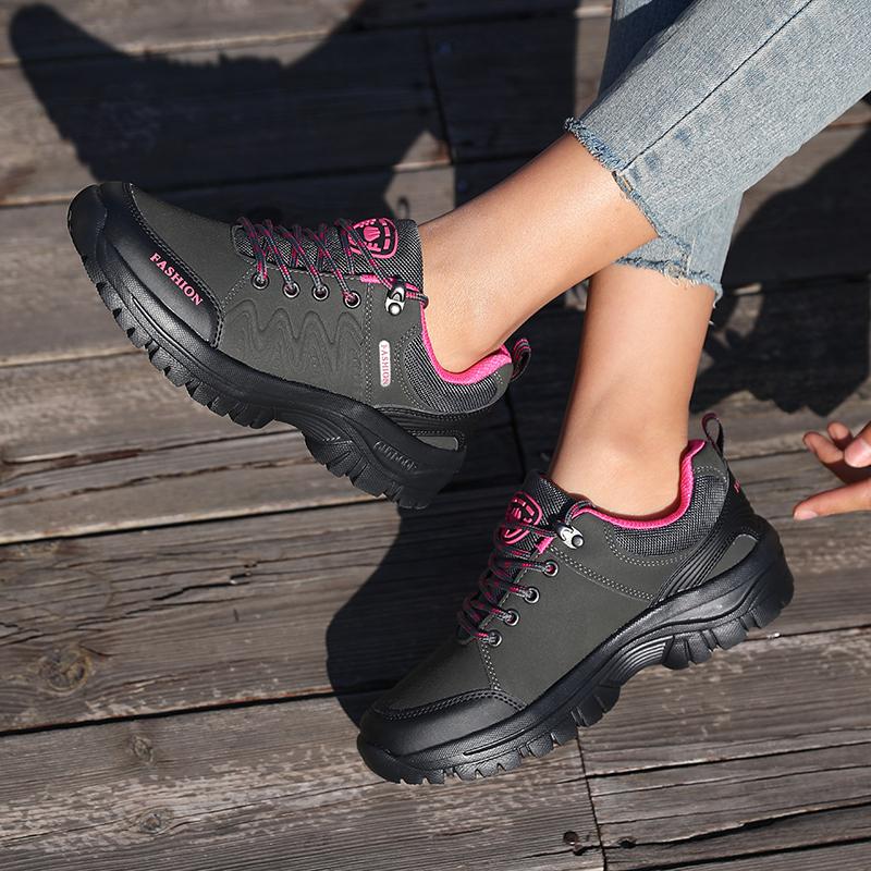 Women Hiking Shoes Outdoor Waterproof Sneakers Non Slip Walking Shoe Luxury Brand Comfortable Footwear New Women Climbing Boots