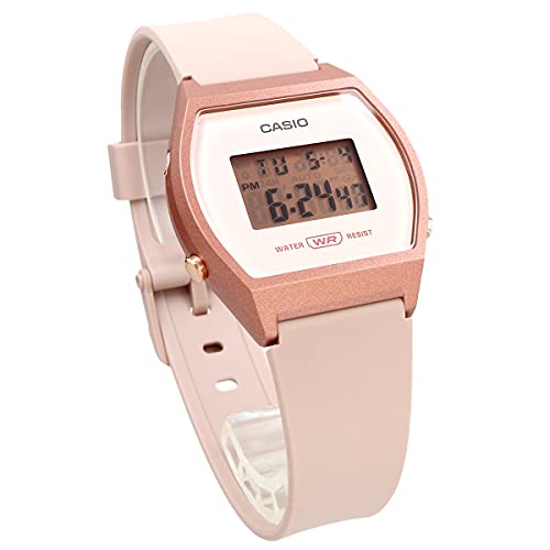CASIO Standard Digital Womens Watch LW-204-4A Box Included International Model Pink Beige Rose Gold