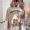 Undiagnosed But Something Ain't Right Tshirt Funnny Trendy Popular Tshirt, Mental Health Tshirt, Anxiety Mental Health Humor Tshirt, Humor