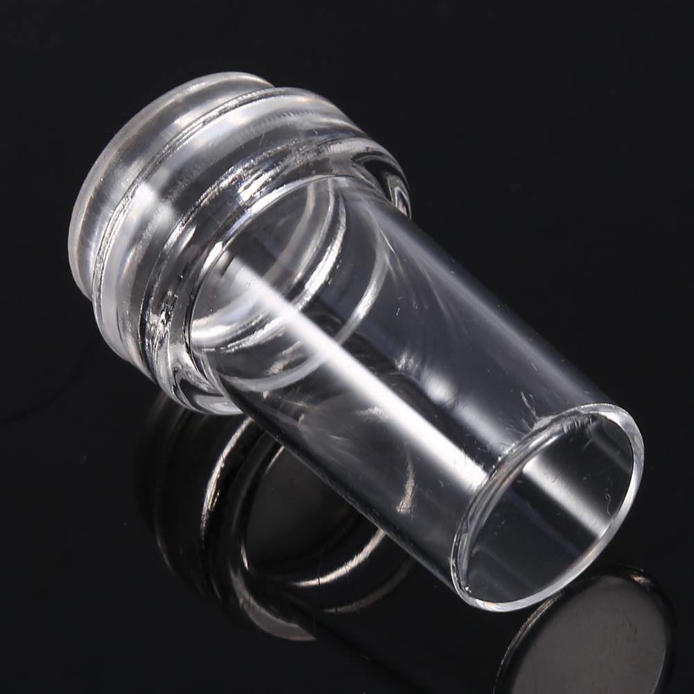 Fashionable Transparent Silicone Nail Polish Transfer Stamper & Scraper Set Manicure Tool