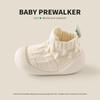 Soft Rubber Sole Infant Walking Shoe Elastic Baby Walking Shoes New Toddler Shoes  Indoor Use