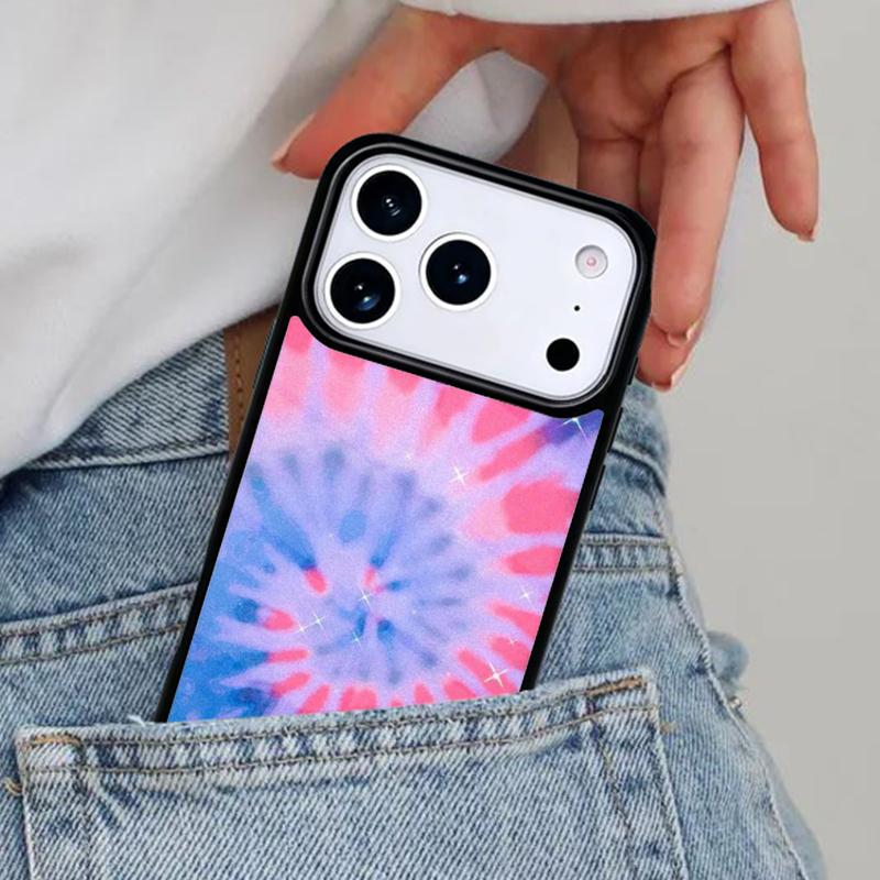 Colorful Tie Dye Rainbow Hippie Art Phone Case for iPhone 16e 15 14 13 12 17 Pro Max Plus Air 17pro Cover Coque