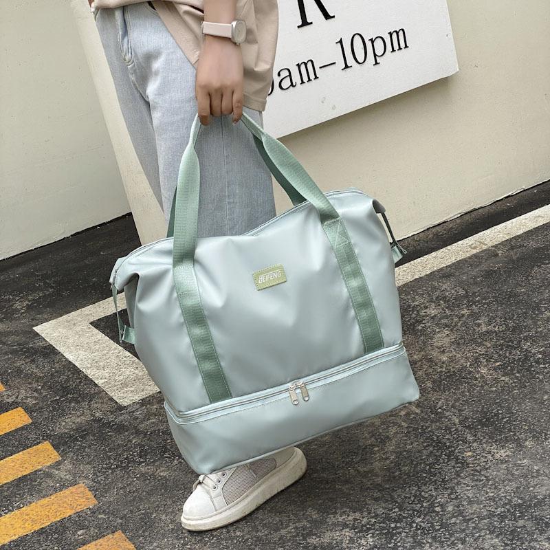 Dry and wet separation yoga fitness bag travel sports portable travel bag multi-functional travel bag