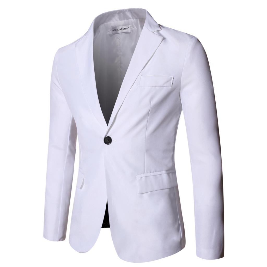 Men's Spring & Fall Casual Fashion Suits: Popular Two-Piece for Young Men, Groom & Best Man