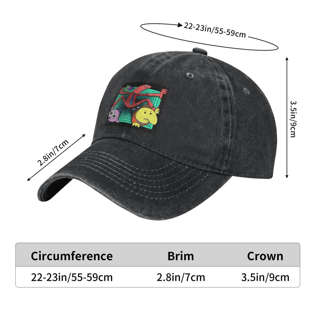 Season 2 Logo Smiling Friends Pixel Art Casual Baseball Cap Men Summer Kpop Rock Trucker Hat Y2k Cute Sunscreen Snapback Cap