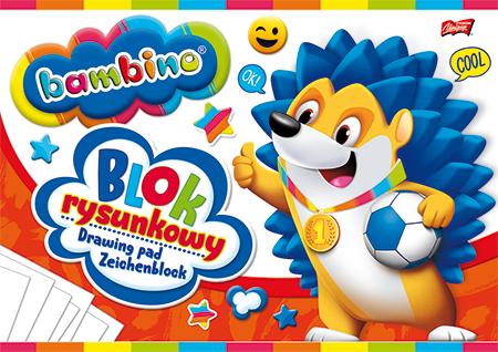Bambino Blok Rysunkowy A4, 20 Kartek