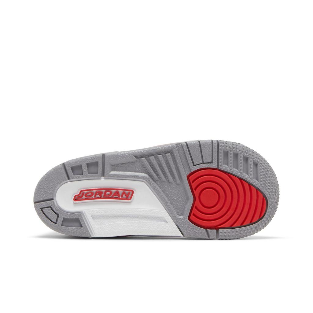 Air Jordan 3 Retro Toddler 'Fire Red' 2022 (Unisex) White / Fire Red / Cement Grey / Black Toddler Shoes DM0968 160