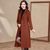 Cappotto Antivento in Lana Snellente da Donna - Sopra il Ginocchio, Caldo, per Primavera, Autunno, Inverno