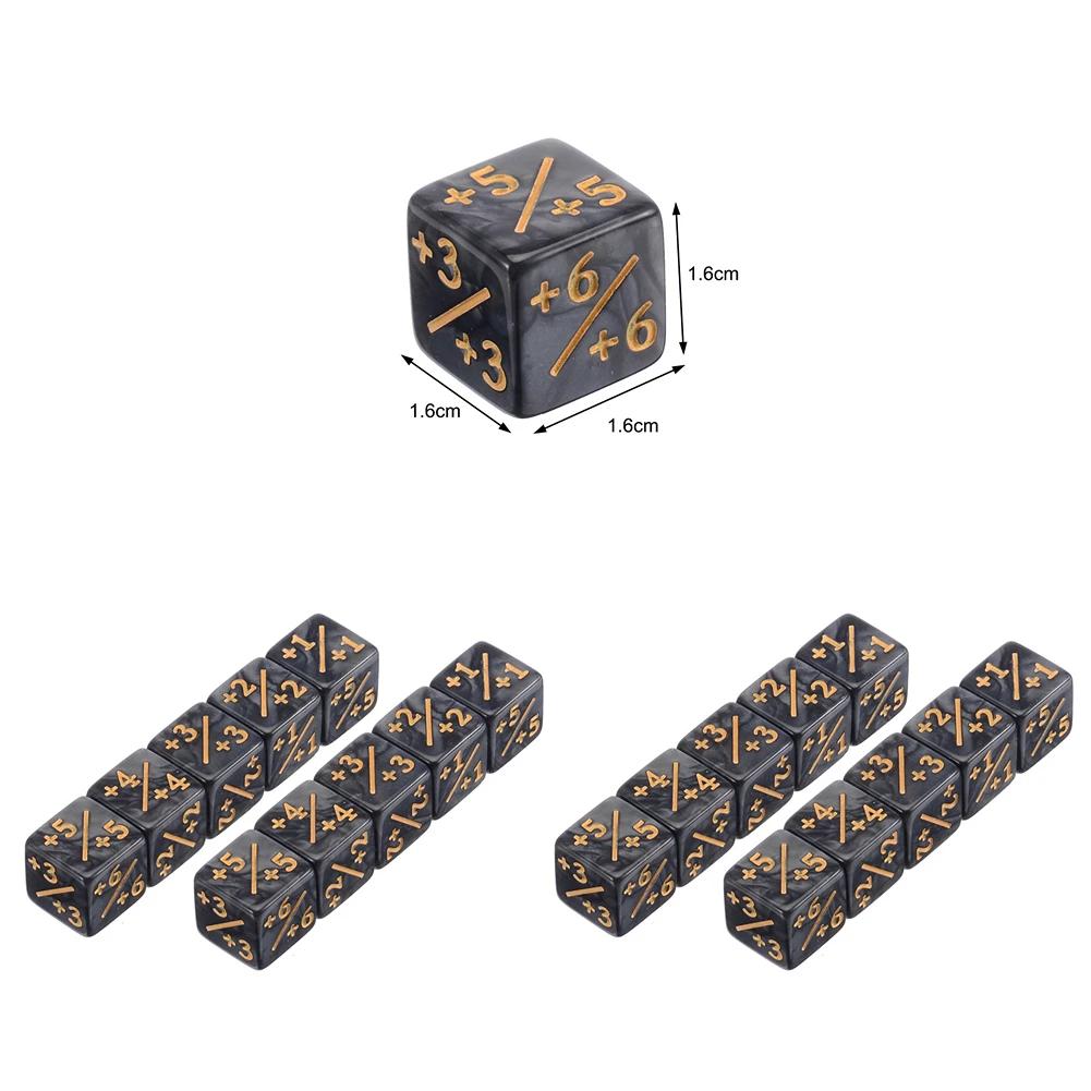 10 sztuk żetonów do gry kostki Zabawka do gry towarzyskiej Żetony Kostki Karty Zabawka dla dzieci Kostki do liczenia Kompatybilne z MTG/CCG/Karty