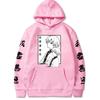 Japansk Anime Demon Slayer Agatsuma Zenitsu Trykk Hettegensere Pullovere For Menn Oversized Selv Streetwear Vinter Varme Sweatshirts
