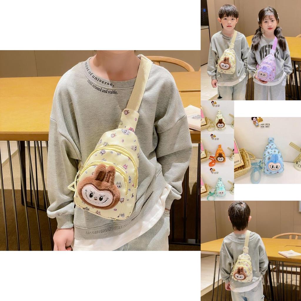 Trendy Cartoon Children's Lightweight Crossbody Bag For Kids In Vibrant Colors