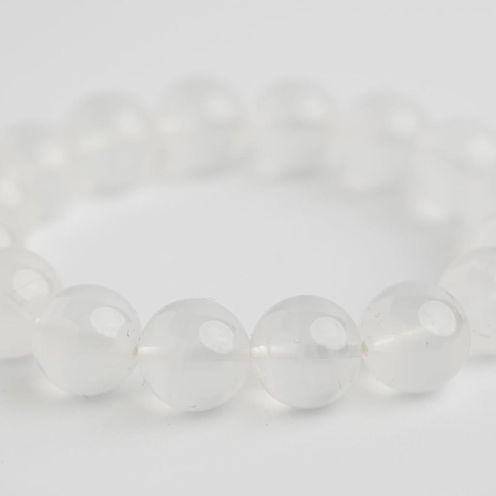 Eigado Lemurian Seed Quartz 16 Inner Natural Power Good Luck Bracelet, beads, 13.5mm, Diameter Approx. 18cm, Stone, Stone, Charm, 2507-Brace-Lem-02