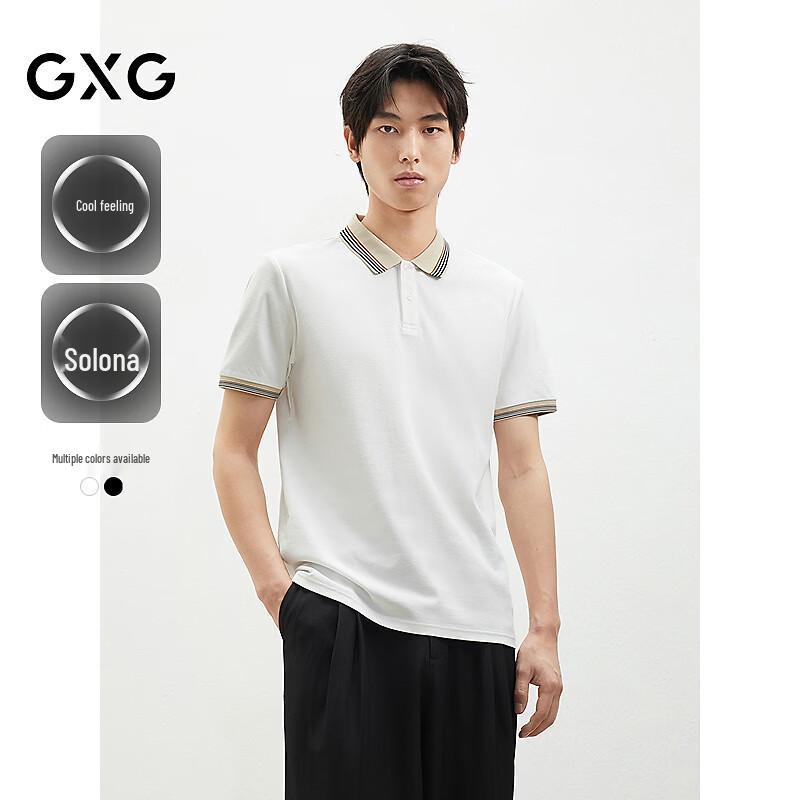 GXG Men s Cotton Blend Colorblock Polo Shirt S