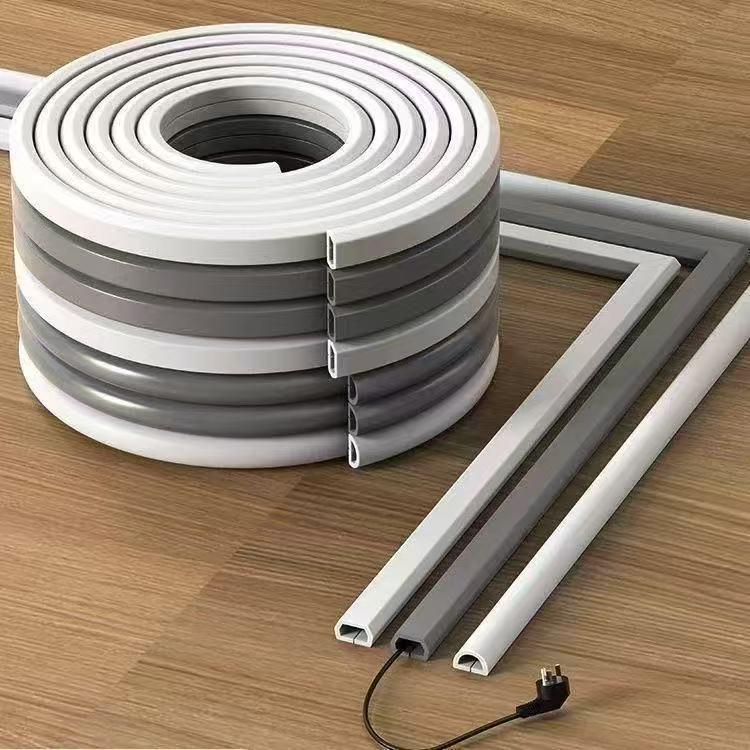 PVC Self-Adhesive Wire Protection Sealing Strips - Cuttable, Threading-Compatible