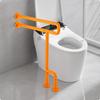 Non-Slip Toilet Grab with Floor Support Waterproof Bar Leg