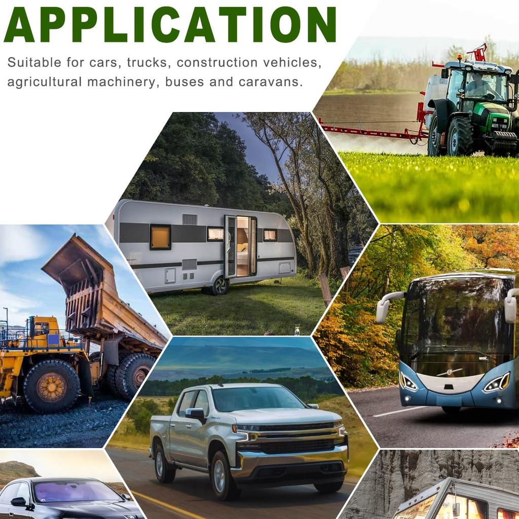 DAOKAI Intermediate Fuse Holder, 2pcs ANS Car Fuse Holder With 2pcs 60A Amp High