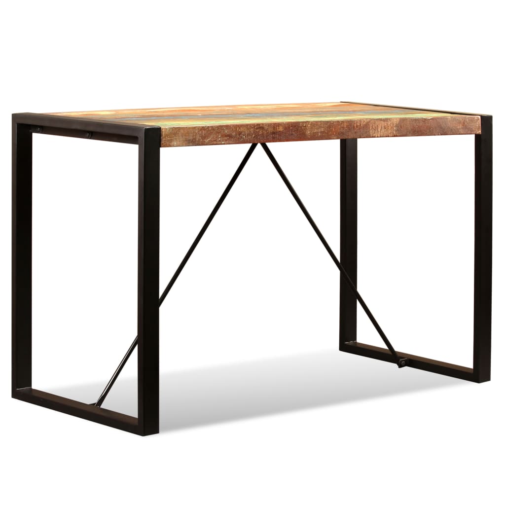 Dining Table Reclaimed Solid Wood 120 Cm