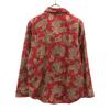 Lauren Ralph Lauren Paisley Pattern Logo Embroidery Long Sleeve Cotton Shirt Women Used