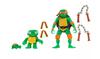 Playmates Toys Teenage Mutant Ninja Turtles Mutant Mayhem 4.5-inch Michelangelo Ninja Making of the Ninja Basic Action Figure