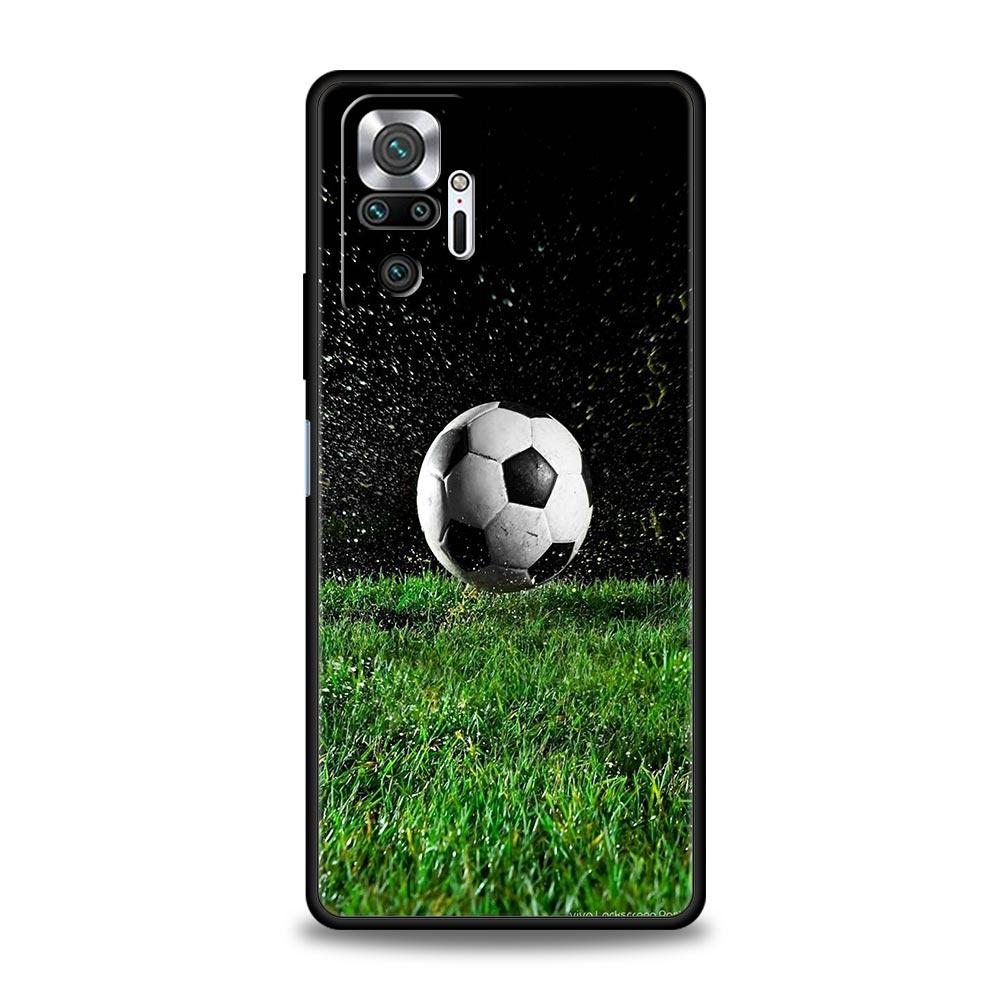 Handyhülle für Xiaomi Redmi Note 14 13 12 5G 9S 9 10 11 Pro Plus 4G 9T 14C 13C 12C 10C 9C 9A Hülle Fußball Leidenschaft Fußball