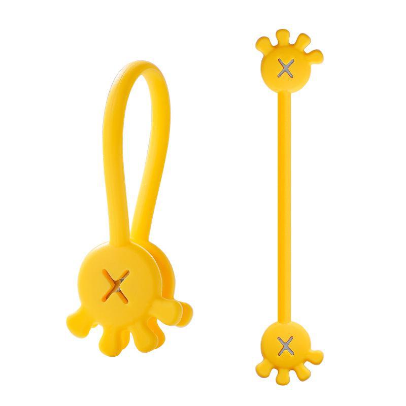 Palm Silicone Magnetic Cable Organizer and Bookmark