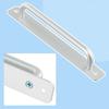 180mm/210mm Length Sliding Door Handle Double Hole Aluminum Alloy Non Perforated Door Handle Durable Smooth Punch-free Pulls