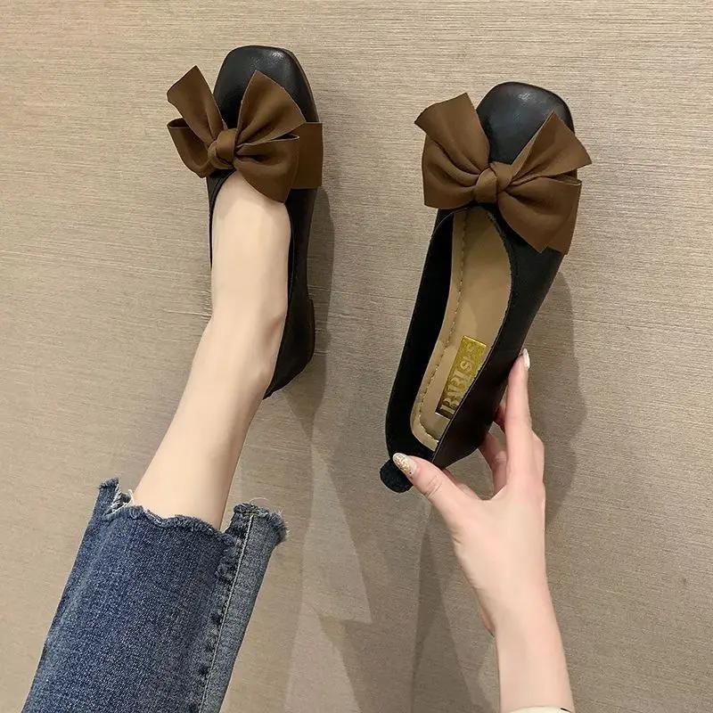 

Женская обувь Нескользящая повседневная обувь на низком каблуке Элегантная женская обувь на плоской подошве Лето 2024 года Тренд Горячее модное предложение по акции Распродажа 40