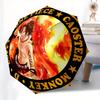 ONE PIECE Monkey D. Luffy Caoster T-ShirtUmbrella, Portable 3-Fold Compact Umbrella for Men & Women Gift