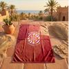 Girona FC Print Microfiber Beach Towel Quick Dry Absorbent Large Towel For Beach Swimming Travel