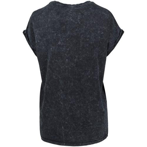 

Build Your Brand Womens/Ladies Acid Wash Extended Shoulder T-Shirt L