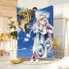 Anime Figure A-ARIAA Throw Lightweight 240g Flannel Blanket Soft Skin-friendly for Summer Cooling