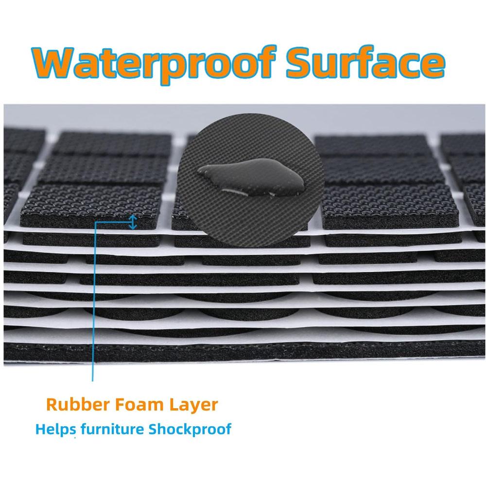 Table Leg Protectors, Anti-Scratch Leg Pads, Rubber Anti-Slip Chair Leg Pads, Silent Stickers, Furniture Accessories