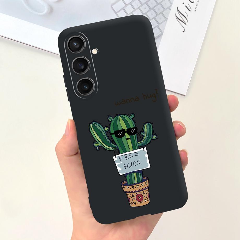Soft Cases For Samsung A25 2023 A256B 5G Phone Case Silicone TPU Couple Love Heart Coque Funda For Samsung Galaxy A25 A 25 Funda