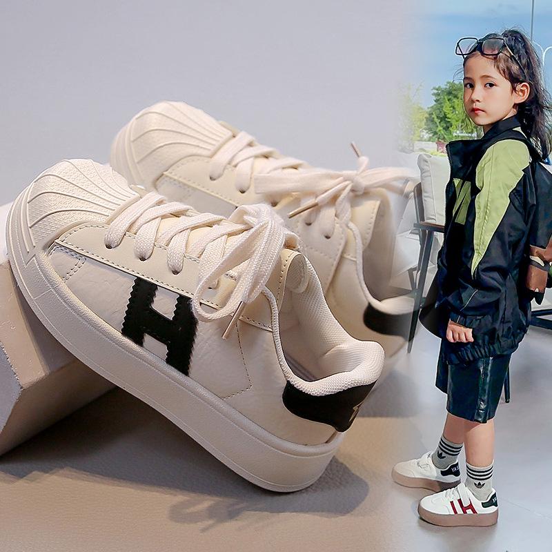 Soft Sole Fashion Cartoon Shell Head Children's Sports Shoes 2025 Summer and Autumn New Casual Boys Board Shoes Girls Tide