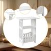 End Table NightStand Decorative Multipurpose Simple Coffee Desk Storage Shelf for Farmhouse Balcony