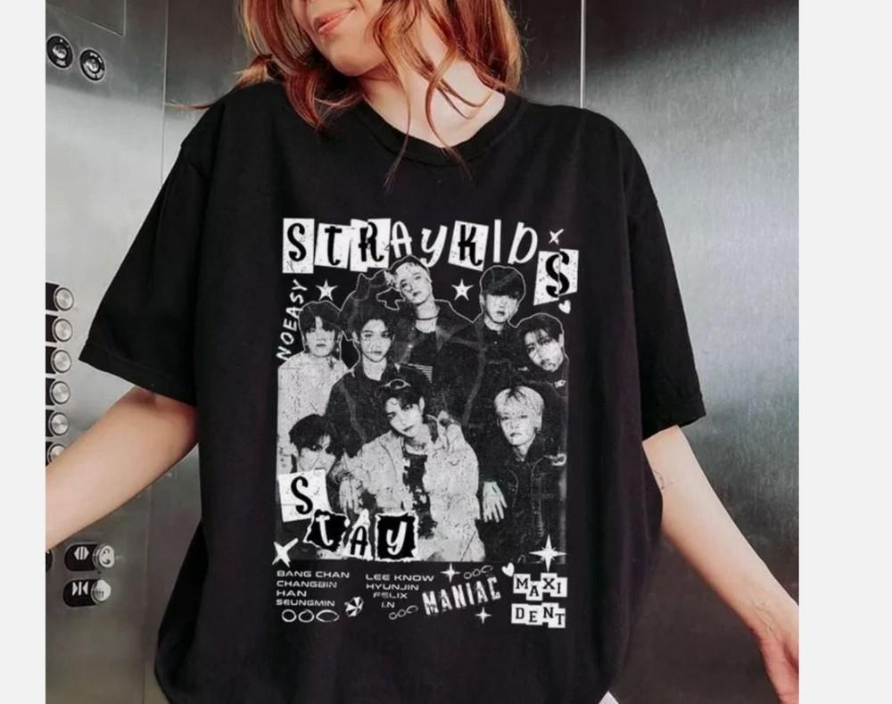 Stray Kids dominATE Graphic Tour T Shirt Full Size S-5XL Unisex T-Shirt