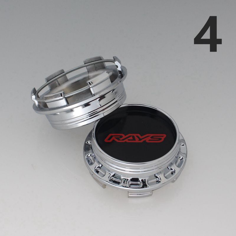 4pcs RAYS centre caps for rims 67mm OD/62mm ID VOLK RACING wheel hub caps wheel covers car rims accessories