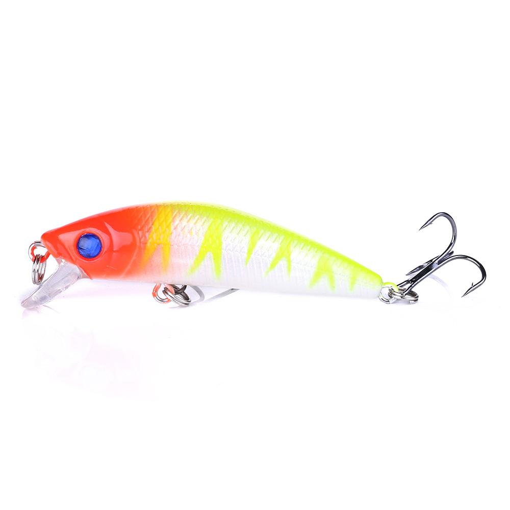 HENGJIA 1Pc/8pcs Lifelike Minnow Fishing Lure Wobbler Bass Pike Trout Hard  Bait Float Fishing Tackle