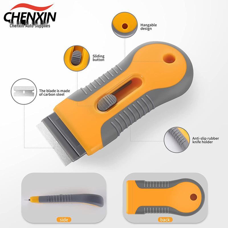 Retractable Car Film and Glass Glue Removal Scraper