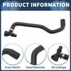 Radiator Hose Heater Hose No.11531711381 for BMW 740i 740iL 1998-2001 Black Rubber 1 Pc Coolant Pipe Good Sealing